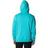 imageColumbia Mens Trek HoodieBright Aqua HeatherCsc Sleeve Logo