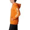 imageColumbia Mens Trek HoodieBright Orange  Csc Sleeve Logo