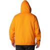 imageColumbia Mens Trek HoodieBright Orange  Csc Sleeve Logo