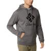 imageColumbia Mens Trek HoodieCharcoal HeatherCsc Stacked Logo