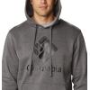 imageColumbia Mens Trek HoodieCharcoal HeatherCsc Stacked Logo