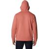imageColumbia Mens Trek HoodieDark CoralCsc Stacked Logo