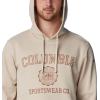 imageColumbia Mens Trek HoodieDark StoneCsc Emblem