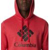 imageColumbia Mens Trek HoodieMountain Red HeatherCsc Stacked Logo