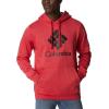 imageColumbia Mens Trek HoodieMountain Red HeatherCsc Stacked Logo