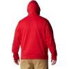 imageColumbia Mens Trek HoodieMountain RedCsc Sleeve Logo