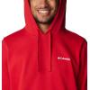 imageColumbia Mens Trek HoodieMountain RedCsc Sleeve Logo