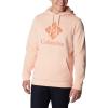 imageColumbia Mens Trek HoodiePeach BlossomCsc Stacked Graphic