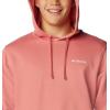 imageColumbia Mens Trek HoodiePink AgaveCsc Sleeve Logo