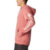 imageColumbia Mens Trek HoodiePink AgaveCsc Sleeve Logo