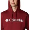 imageColumbia Mens Trek HoodieRed JasperCsc Branded Logo
