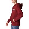 imageColumbia Mens Trek HoodieRed JasperCsc Branded Logo