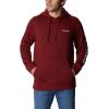 imageColumbia Mens Trek HoodieRed JasperCsc Sleeve Logo