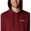 imageColumbia Mens Trek HoodieRed JasperCsc Sleeve Logo