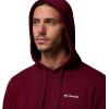 imageColumbia Mens Trek HoodieRich WineCsc Sleeve Logo