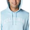 imageColumbia Mens Trek HoodieSky BlueCsc Arched Brand Logo