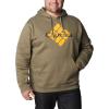imageColumbia Mens Trek HoodieStone GreenCentered Gem Logo