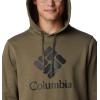 imageColumbia Mens Trek HoodieStone GreenCsc Stacked Graphic