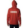 imageColumbia Mens Trek HoodieWarp Red  Boxed Gem Columbia Graphic