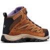 imageColumbia Womens Crestwood Mid Waterproof Hiking BootDark Truffle  Plum Purple