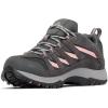 imageColumbia Womens Crestwood Waterproof Hiking ShoeDark GreySalmon Rose