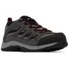 imageColumbia Mens Crestwood Hiking ShoeDark GreyMountain Red