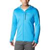 imageColumbia Mens Park View Fleece Full Zip HoodieCompass Blue Heather