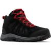 imageColumbia Mens Redmond III Mid Waterproof Hiking Boots2024 BlackMountain Red