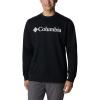 imageColumbia Mens Trek CrewBlack  Csc Branded Logo