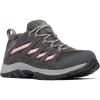 imageColumbia Womens Crestwood Waterproof Hiking ShoeDark GreySalmon Rose