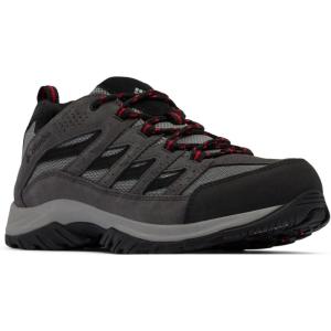 imageColumbia Mens Crestwood Hiking ShoeDark GreyMountain Red