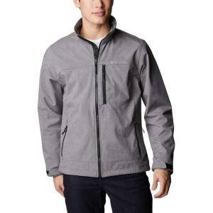 imageColumbia Mens Cruiser Valley Softshell JacketCity Grey  Black