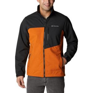 imageColumbia Mens Cruiser Valley Softshell JacketWarm CopperBlack