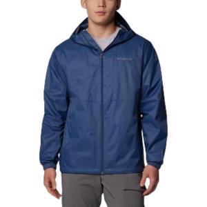 imageColumbia Mens Glenbrook Bend Rain JacketDark Mountain