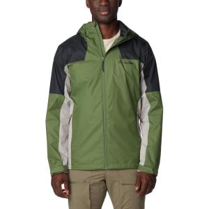 imageColumbia Mens Inner Limits III Waterproof Rain JacketCanteenBlackFlint Grey