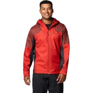 imageColumbia Mens Inner Limits III Waterproof Rain JacketSail RedSpiceBlack