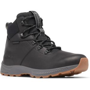 imageColumbia Mens Landroamer Explorer Waterproof Nubuck Hiking BootBlackDark Grey