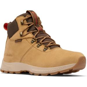imageColumbia Mens Landroamer Explorer Waterproof Nubuck Hiking BootNubuck CurryPoppy Red