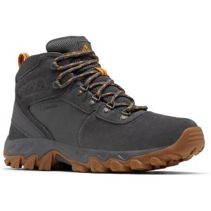 imageColumbia Mens Newton Ridge Plus II Suede Waterproof Hiking BootDark GreyGold Amber