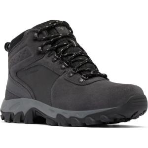 imageColumbia Mens Newton Ridge Plus II Suede Waterproof Hiking BootSharkBlack