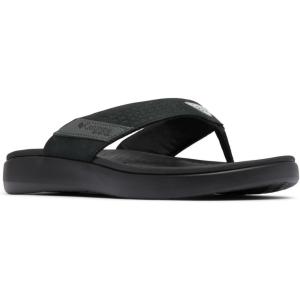 imageColumbia Mens PFG Boatside Flip Lea SandalBlackBlack