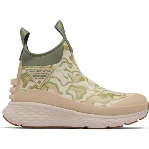 imageColumbia Mens PFG Dry Tortugas Waterproof Slip On Fishing BootAncient FossilCypress