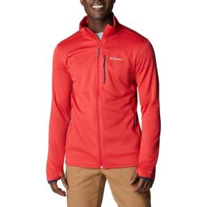 imageColumbia Mens Park View Fleece Full ZipMountain Red Heather