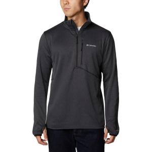 imageColumbia Mens Park View Fleece Half ZipBlack Heather