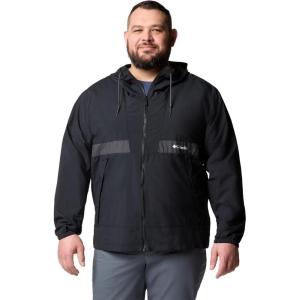 imageColumbia Mens Spire Valley Hooded WindbreakerBlackShark