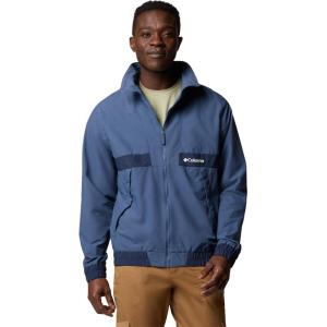 imageColumbia Mens Spire Valley WindbreakerDark MountainCollegiate Navy