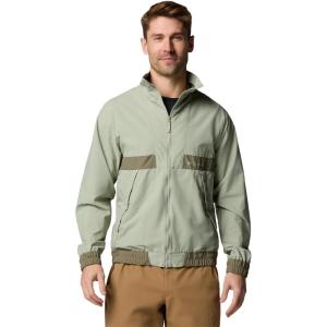 imageColumbia Mens Spire Valley WindbreakerSafariStone Green