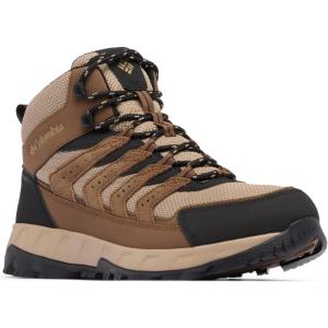 imageColumbia Mens Strata Trail Mid Waterproof Hiking ShoeDark BrownKhaki Ii