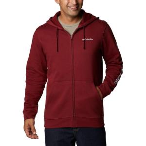 imageColumbia Mens Trek Full Zip HoodieRed Jasper