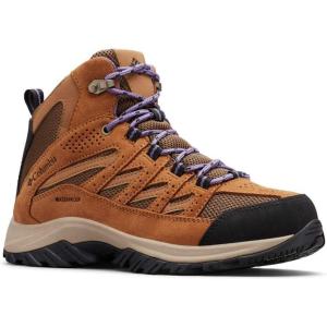 imageColumbia Womens Crestwood Mid Waterproof Hiking BootDark Truffle  Plum Purple